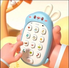 Baby Toy Music Sound Small Phone Toy Early Education Blue