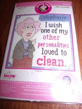 Janlynn Aunty Acid OTHER PERSONALITIES Counted Cross Stitch Kit 8" x 8"