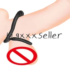 Dual Rings Restraint Device Pene Enhance Rings Delay Ejaculation Tool for Male