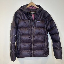 Patagonia Women’s Fitz Roy Down Hoody In Obsidian Plum New Xl