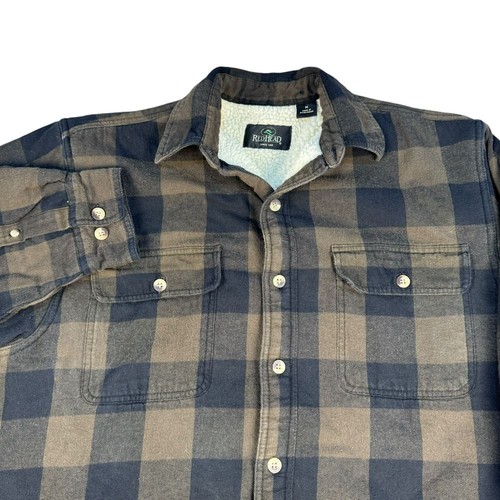 Redhead Sherpa Lined Flannel Men's Medium Gorpcore Outdoor Heavyweight Hiking