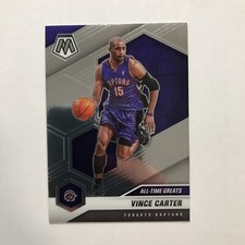 2020-21 Panini Mosaic Basketball Vince Carter All-Time Greats Card #290