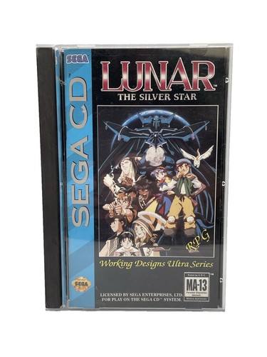 Sega CD Custom Case - NO GAME - Lunar - The Silver Star | eBay
