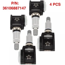 Set of 4 TPMS Tire Pressure Monitoring Sensor For BMW x3 x4 x5 x6 x7 G30 G31 G38