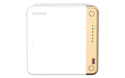 QNAP TS-462-4G 4-Bay desktop NAS Intel Celeron N4505 dual-core 4GB DDR4 onboard 