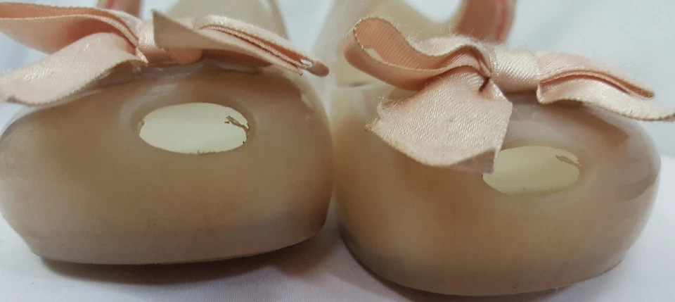 Мини Melissa девочка размер 8 Sweet Mary Jane бледно-розовый B2 - Изображение 4 из 4