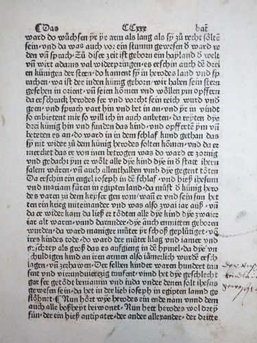 ALTVÄTERLEBEN INKUNABEL BLATT VON DEN HEILIGEN DREI KÖNIGEN AUGSBURG SORG 1482 - Bild 3 von 5