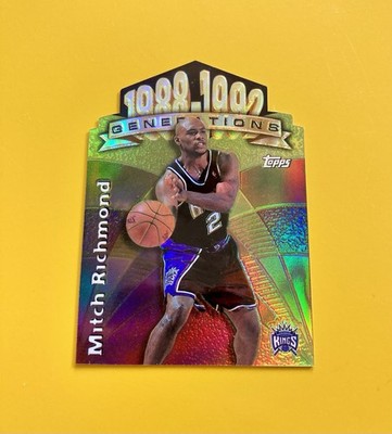 Mitch Richmond 1997-98 Topps Generations REFRACTOR #G11 Kings 90s NBA Die-Cut