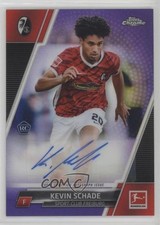 Kevin Schade Chrome Bundesliga 2021 Purple Refractor /199 Auto