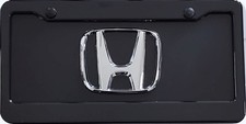 Honda 3d Chrome Logo License Plate Free Key Chain Honda 3d Chrome Logo License Plate Free Key Chain