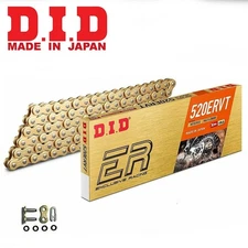 D.I.D DID 520ERVT Gold 120 links motorcycle Xring Racing Chain 520 ERVT oem clip