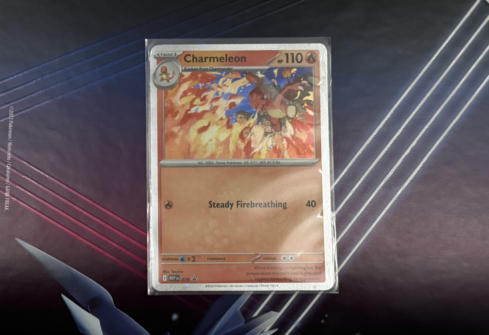 Charmeleon 079 Black Star Promo Chaos Rising Pokémon Card Holo Promo NM