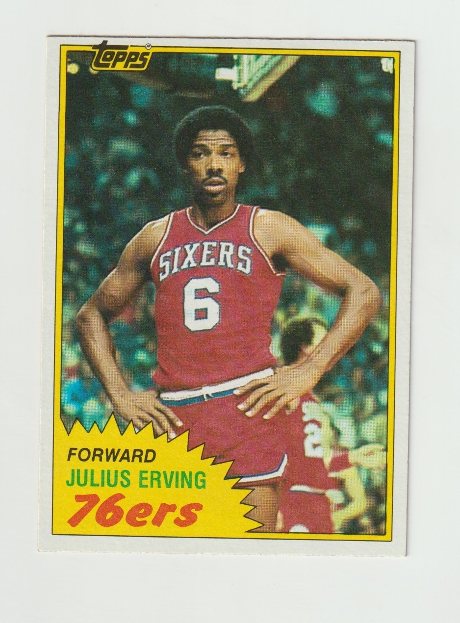 1981-82 Topps Julius Erving #30 Philadelphia 76ers HOF EX Sharp *BCGUYS*