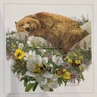 Bev DOOLITTLE Bugged Grizzly Bear Native WSS Rare art Print Signed Cover Page