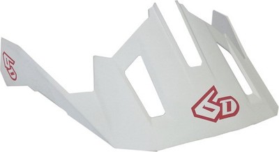 6D HELMETS 77-0124 ATB-2T Visor - Ascent - White - XS/S X-Small | Small