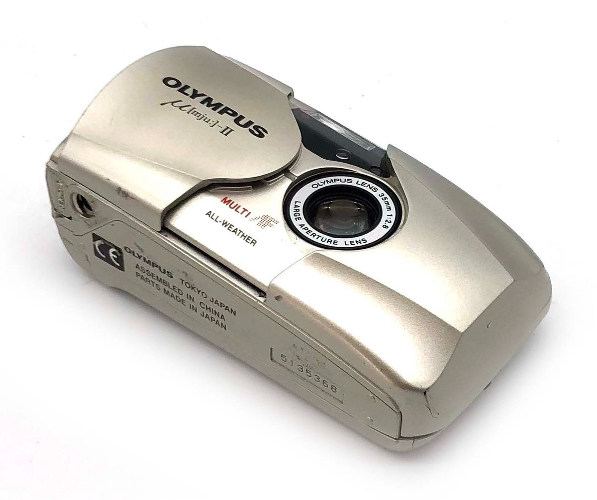 Olympus M [mju:]-II 35mm Compact Point Shoot Film Camera with 2.8