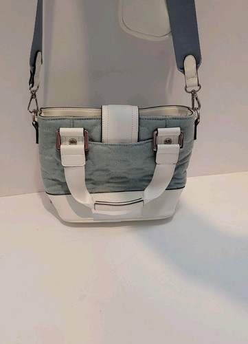 JUICY COUTURE Light wash denim Mini Tote Bag with Coin purse BNWT - Picture 6 of 8