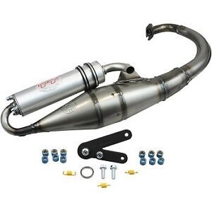 Leo Vince TT Exhaust Full-System Pipe Silencer for 89-01 Yamaha Zuma 50 Vertical