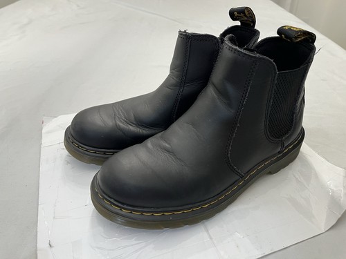 Dr. Doc Martens 2976 Womens Sz 4 Chelsea AirWair Black Leather Boot EUC - Image 1