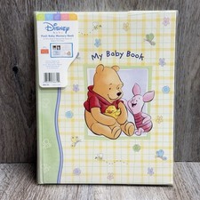 Early 2000s Disney Winnie The Pooh Baby Memory Book NEW/NOS Made in USA 9"x11"