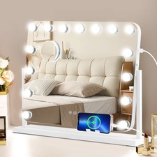 Hollywood Mirror Vanity Make Up Mirror Dressing Table Mirror with 15 Lights LED