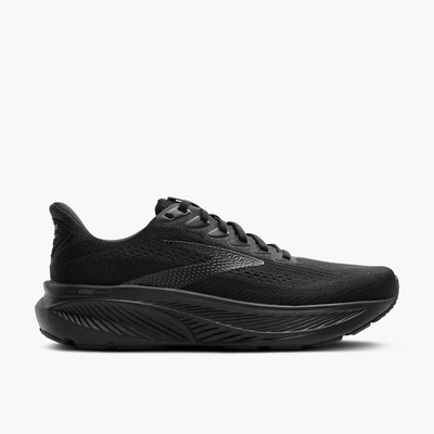 Brooks Ghost 17 Herren Schwarz WIDE FIT 2E Laufschuhe Neutral Turnschuhe UK 9