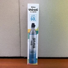 NINJA Thirsti 60L CO² SODA SENSE Canister - Up to 100 12oz Drinks NEW SEALED 