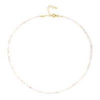 Cavill Zirkon Halskette 30,7Ct 925 Silber Vergoldet Elegant Minimalistisch
