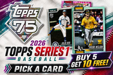 2026 Topps Series 1 Baseball 1-199 Pick a card and complete your set 5/23/26