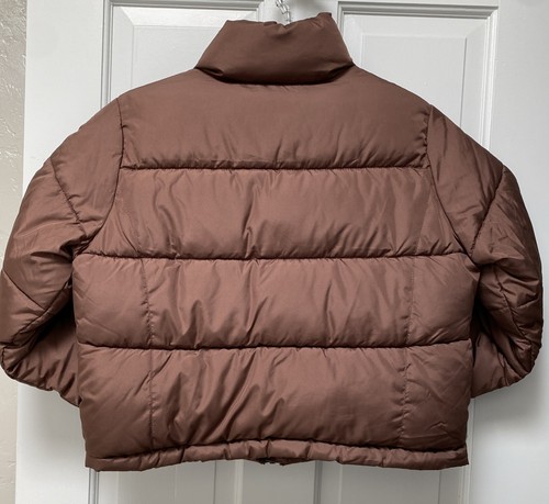 GB Girls Puffer Jacket Size L, Brown, Retail $59, New - Picture 2 of 4
