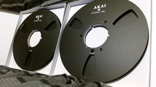 One Pair 10.5'' Black AKAI Tape reel High Quality Aluminum Take Up Reel