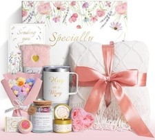 11 PCS Valentines Day Gifts for Her ,Self Care Spa Gift Set for Women