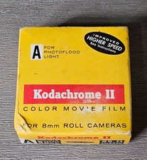 Vintage Kodachrome II 2 Daylight Color Movie Film Double 8mm Roll 25ft Expired