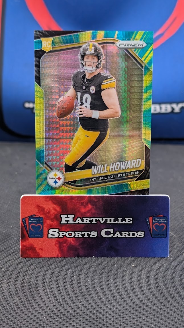 Will Howard 2025 Panini Prizm Football RC Hyper Prizm /200 #367