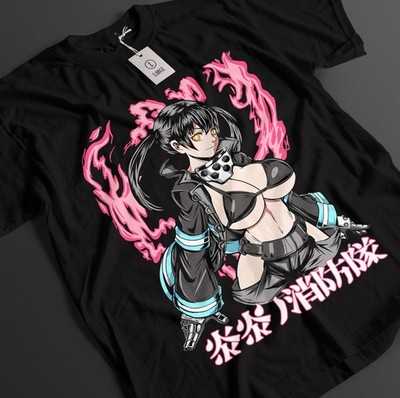 Fire Force Shirt Tamaki Tshirt Shinra T-Shirt Maki Top Arthur Benimaru Anime Tee