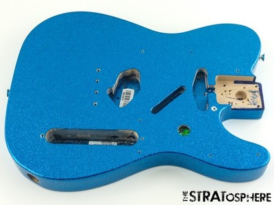 Fender J Mascis Tele BODY Telecaster Guitar Sparkle Bottle Rocket Blue Flake