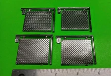 Lot Of 4 Chrome Diamond Plate Tractor Truck 1/25 AMT Ford LNT-8000 Snow Plow 