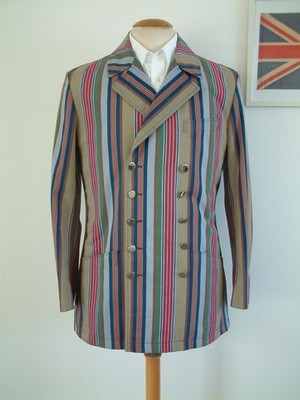VINTAGE MIGHTY MAC SEADEVIL BLAZER..38''..THROAT BAR..COATED..RARE..SUPERB COND.