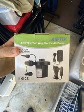 AGPTEK Two Way Electric Air Pump Inflator Deflator Open Box