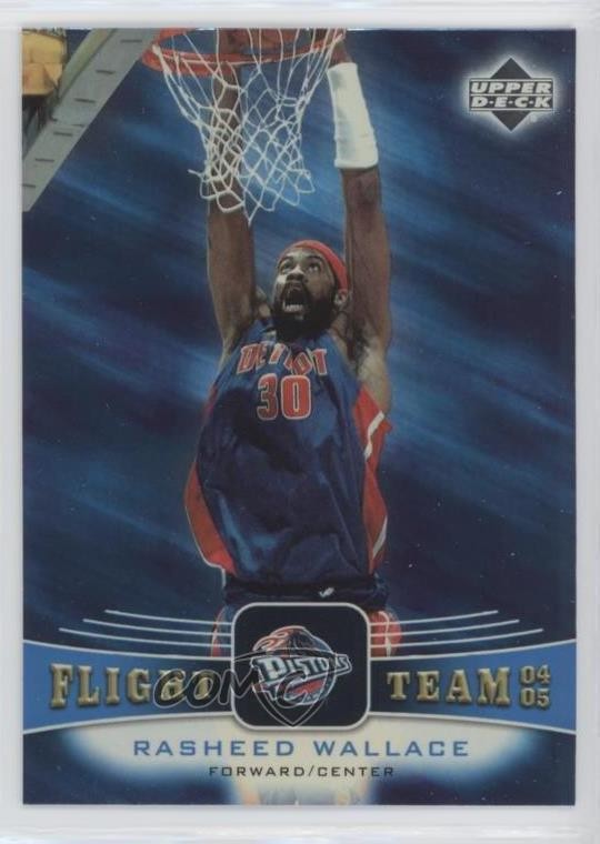 2004-05 Upper Deck Flight Team Rasheed Wallace #FT18 1p8