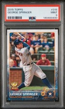 2015 Topps #318 George Springer PSA 9 MINT Future Stars; Houston Astros MLB