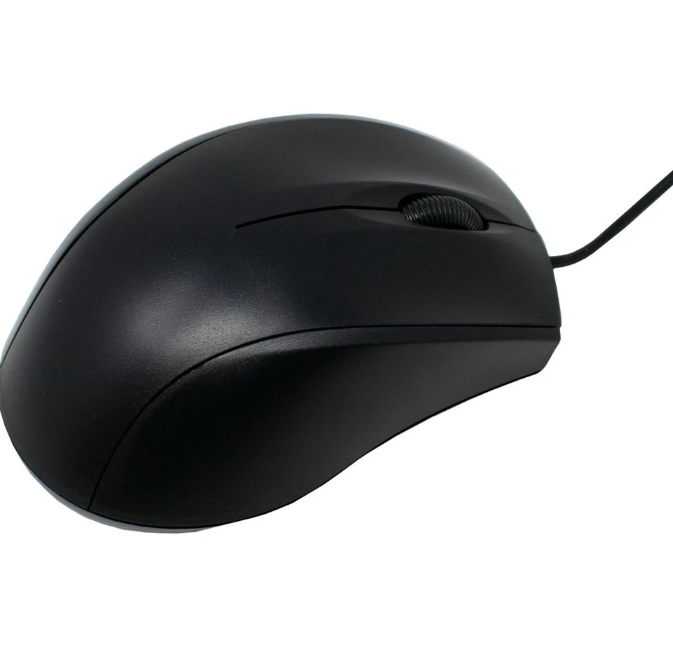 I-CHOOSE LIMITED Black Wired USB PS2 Mouse Combo for PC Computer Laptop 3-Button - Image 2 of 4