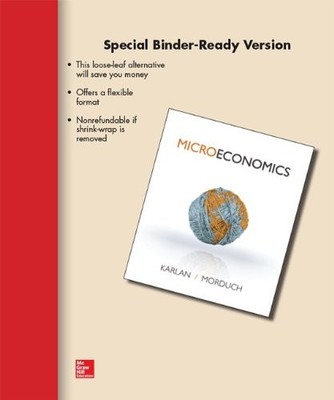 LOOSE LEAF FOR MICROECONOMICS By Karlan Assistant Professor Of Dean S. Economics