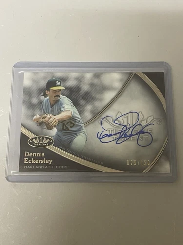 2020 Topps Tier One Dennis Eckersley Auto /120