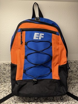 EF Tours Education First Backpack Blue Orange Bungee Daypack Travel School Bag