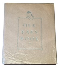 Our Baby Book Baby Record Book Pink No 6 Charming Cute Illustrations Vintage