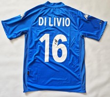 ANGELO DI LIVIO signed jersey ORIGINAL AUTOGRAPH RACC COA Italy Euro 2000