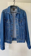 Lee Vintage 80s Denim Jacket 101J USA Made Dark Indigo Size M