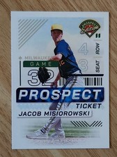 2024 Panini Prospect Edition Jacob Misiorowski - Milwaukee Brewers #156