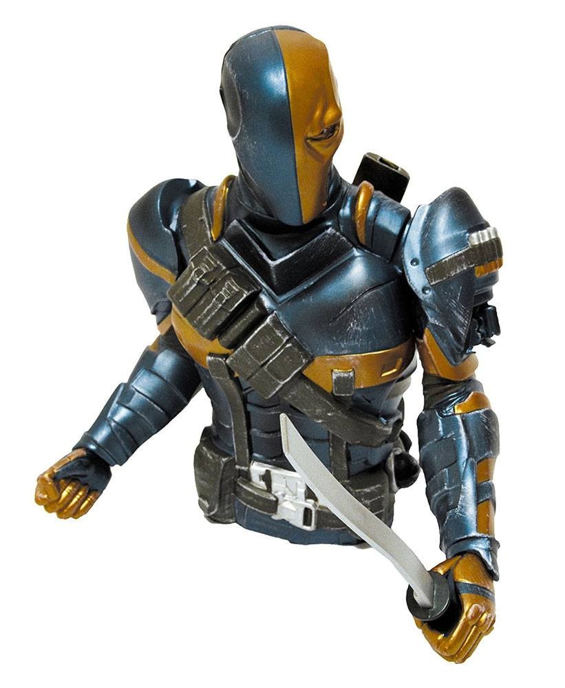Batman Arkham Origins Bust Bank Deathstroke Previews Exclusive 15 cm